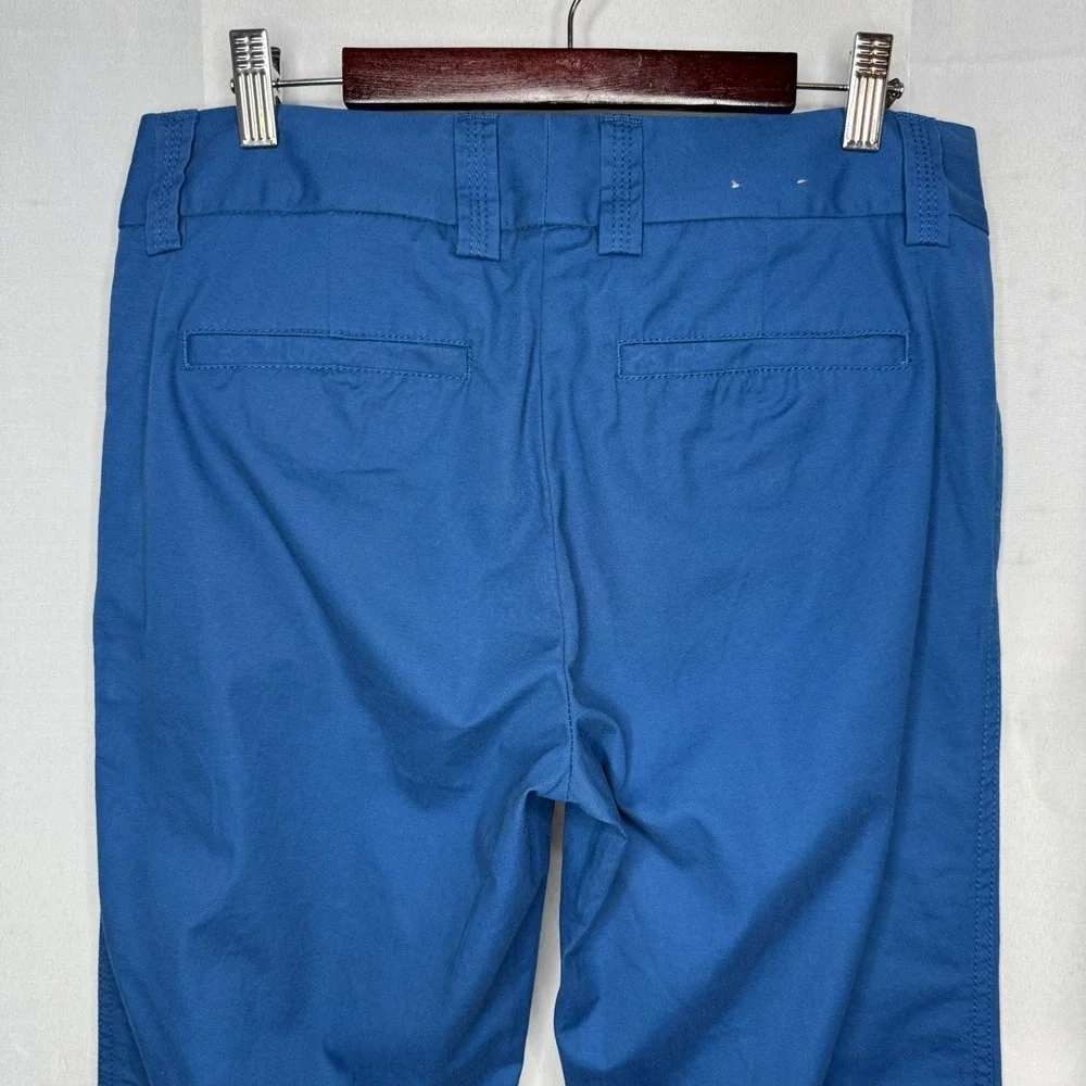 NWT J.Crew 4 R Favorite Fit Classic Twill Chino Pants Broken In Cotton Blue
